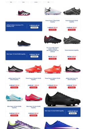 Intersport Kopačky a míče - 28. 7. 2026