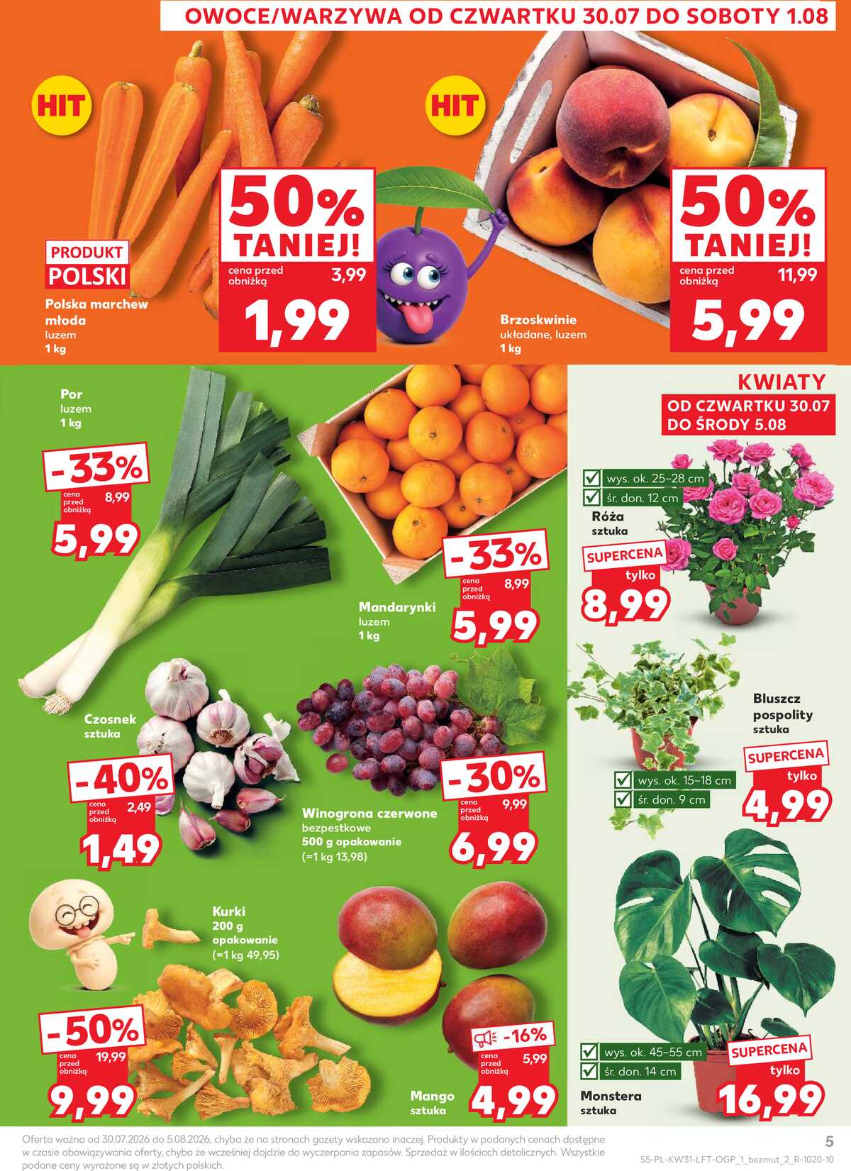 Leták Kaufland Polsko 30.7.-5.8.2026 - Týdenní zpravodaj strana 5