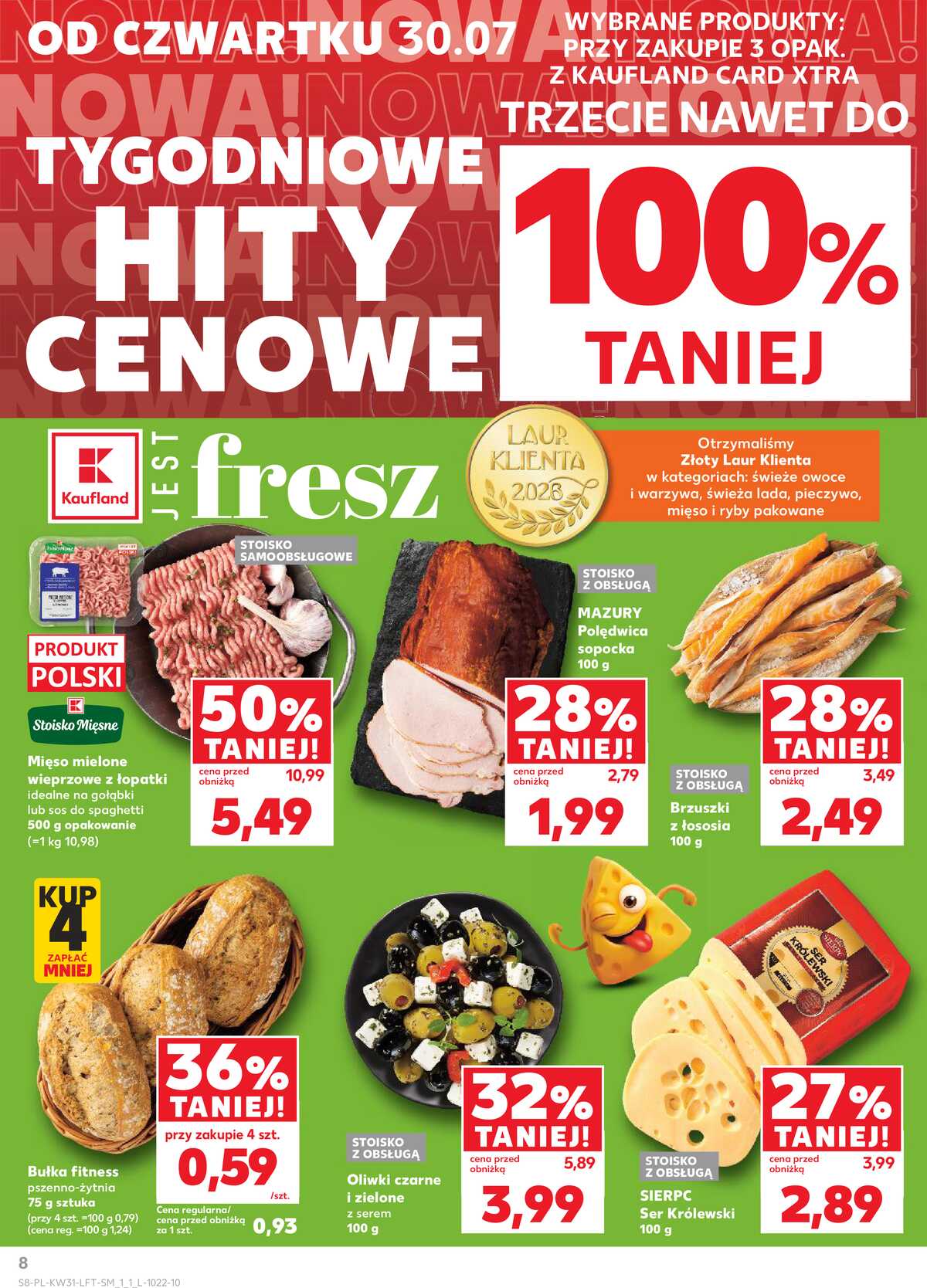 Leták Kaufland Polsko 30.7.-5.8.2026 - Týdenní zpravodaj strana 8