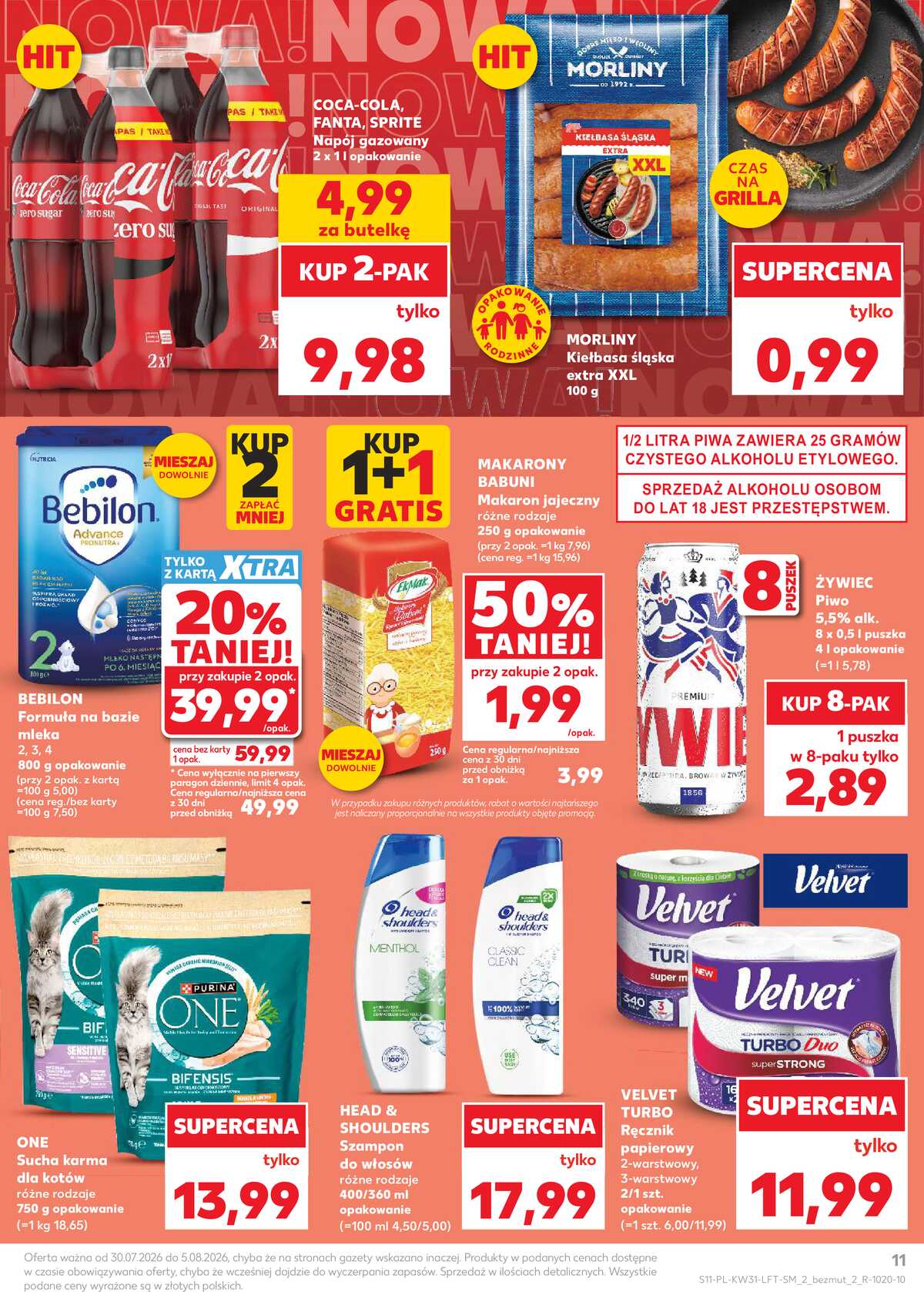 Leták Kaufland Polsko 30.7.-5.8.2026 - Týdenní zpravodaj strana 11