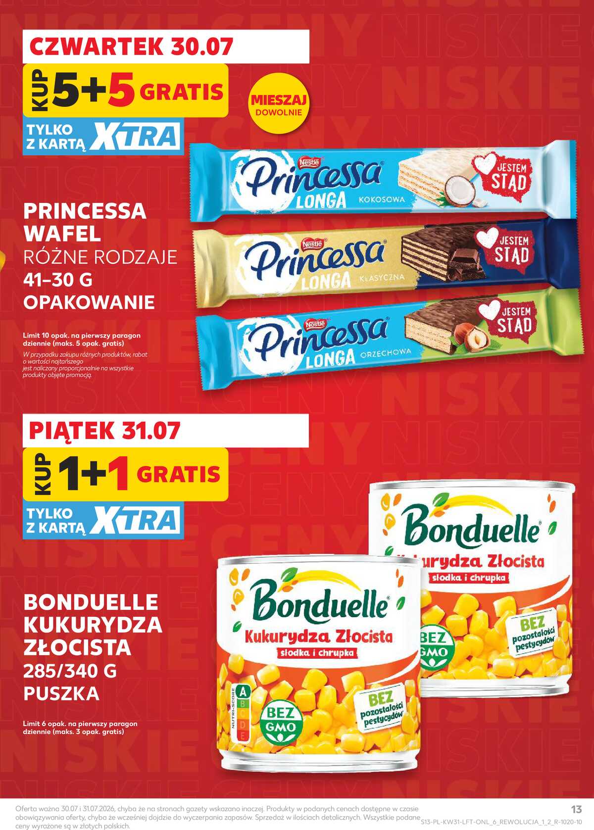 Leták Kaufland Polsko 30.7.-5.8.2026 - Týdenní zpravodaj strana 13