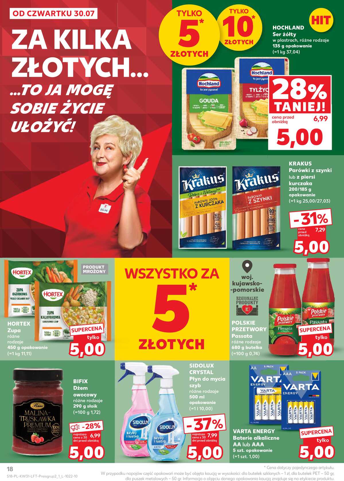 Leták Kaufland Polsko 30.7.-5.8.2026 - Týdenní zpravodaj strana 18
