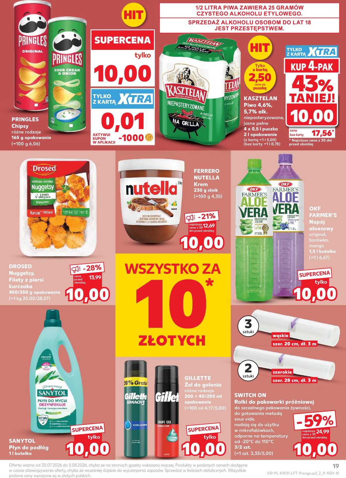Leták Kaufland Polsko 30.7.-5.8.2026 - Týdenní zpravodaj strana 19