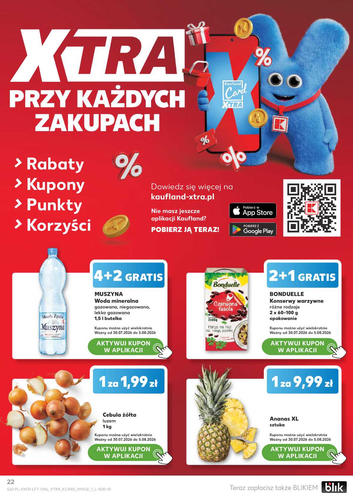 Leták Kaufland Polsko 30.7.-5.8.2026 - Týdenní zpravodaj strana 22