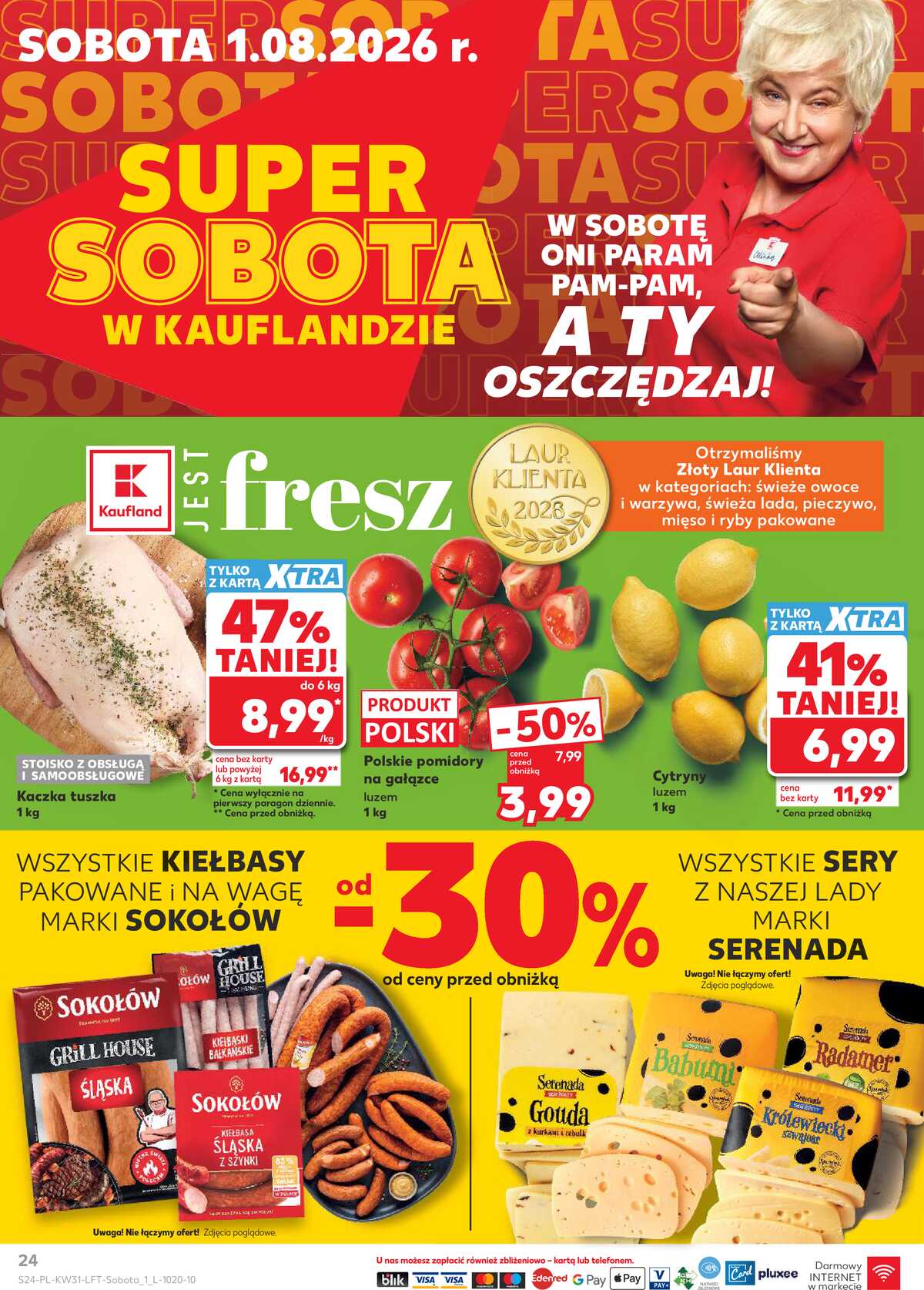 Leták Kaufland Polsko 30.7.-5.8.2026 - Týdenní zpravodaj strana 24