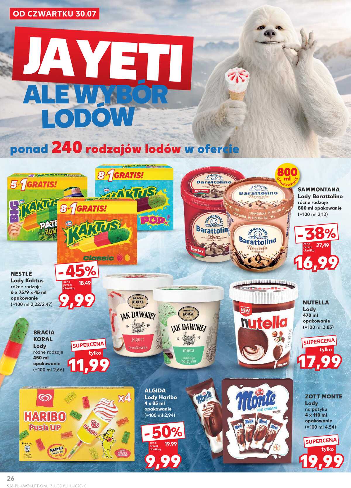 Leták Kaufland Polsko 30.7.-5.8.2026 - Týdenní zpravodaj strana 26