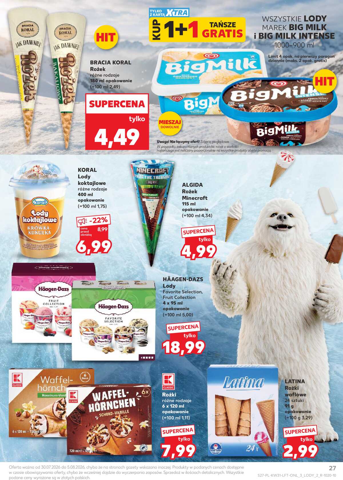 Leták Kaufland Polsko 30.7.-5.8.2026 - Týdenní zpravodaj strana 27