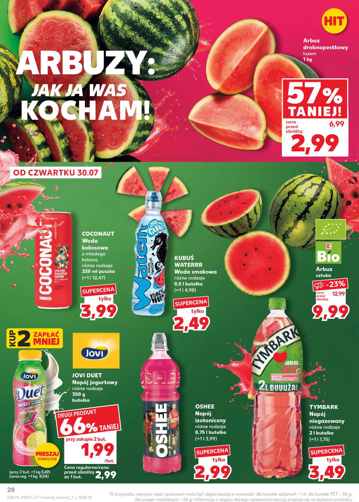 Leták Kaufland Polsko 30.7.-5.8.2026 - Týdenní zpravodaj strana 28