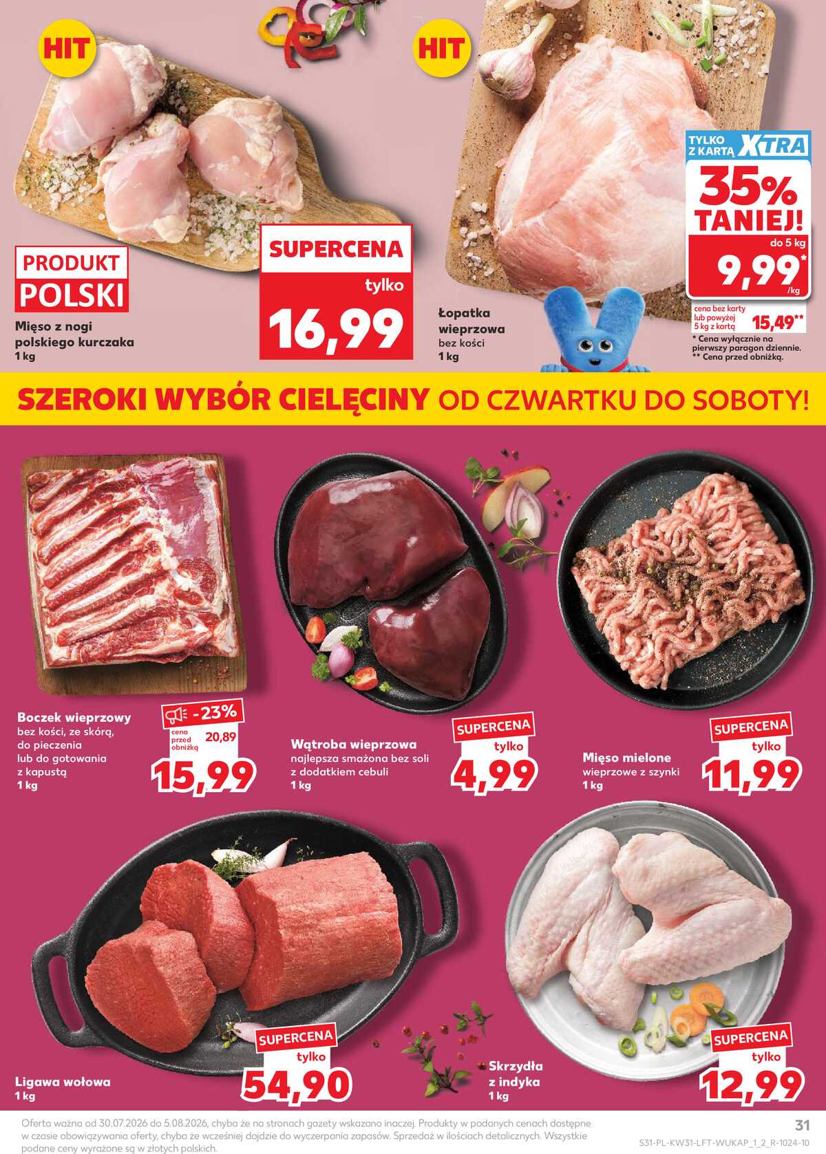 Leták Kaufland Polsko 30.7.-5.8.2026 - Týdenní zpravodaj strana 31