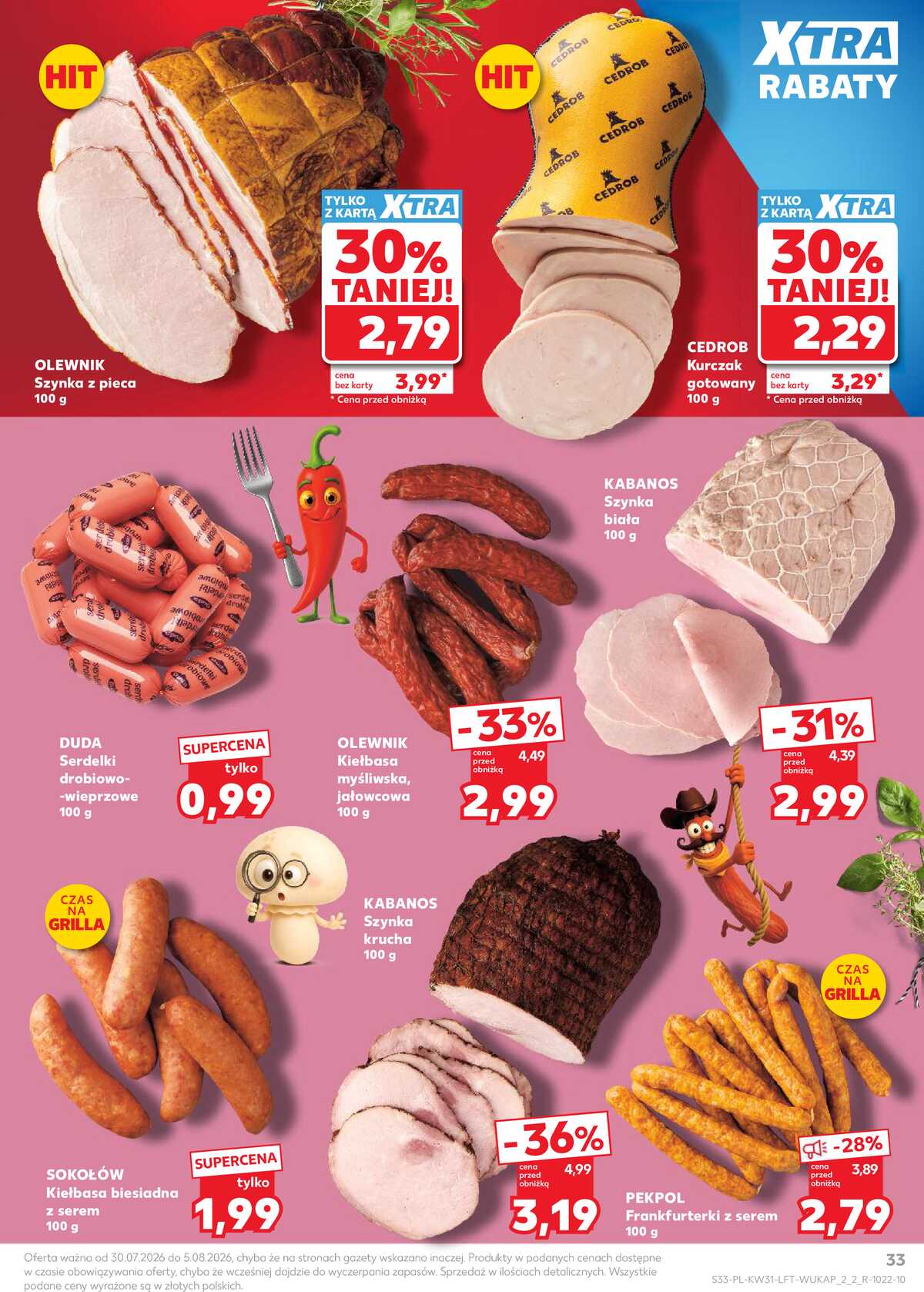 Leták Kaufland Polsko 30.7.-5.8.2026 - Týdenní zpravodaj strana 33