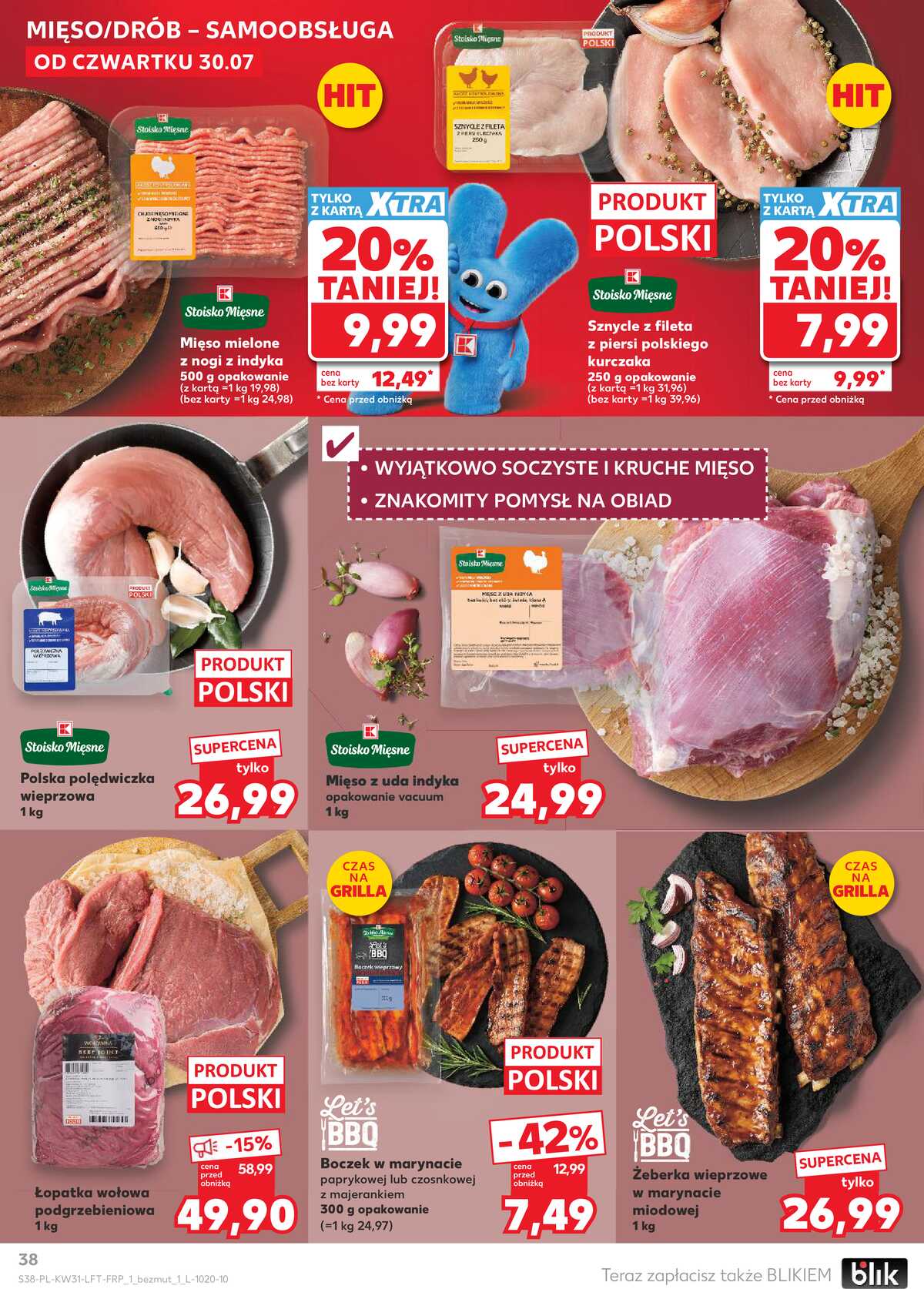 Leták Kaufland Polsko 30.7.-5.8.2026 - Týdenní zpravodaj strana 38