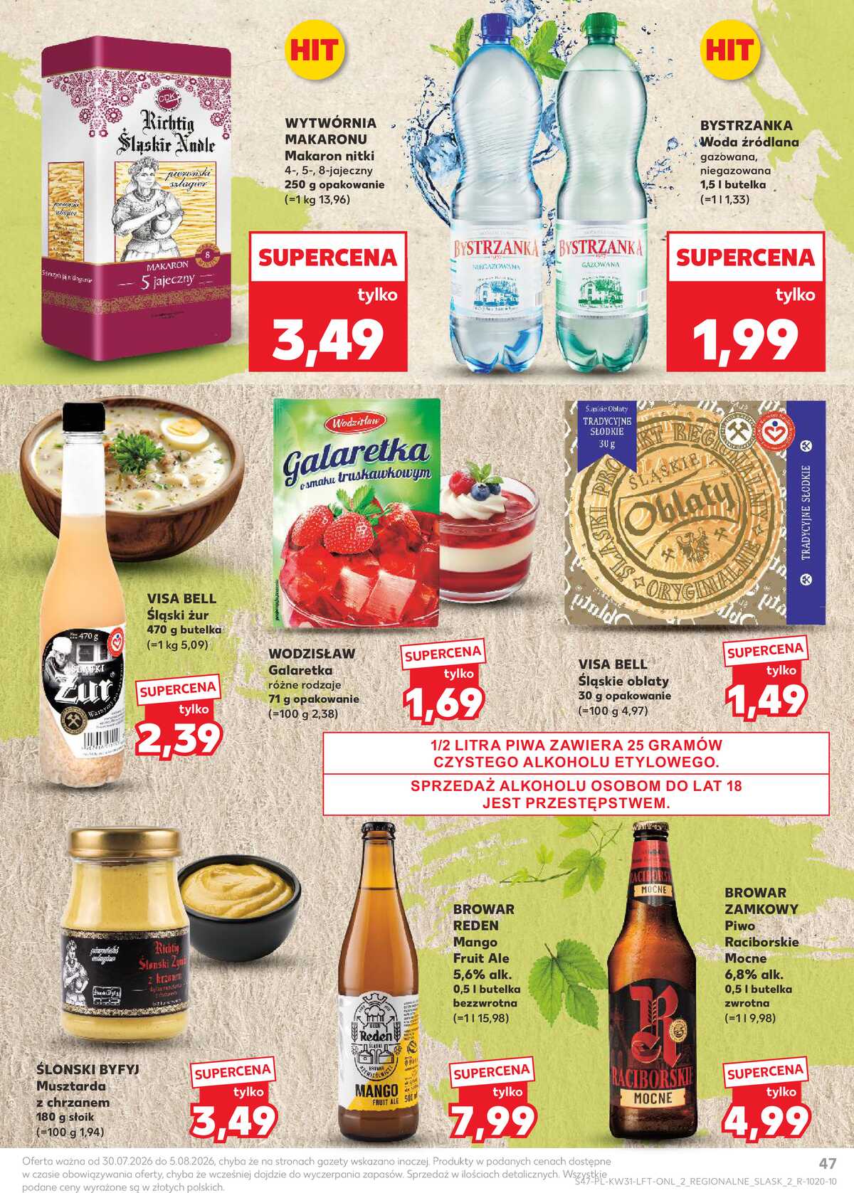 Leták Kaufland Polsko 30.7.-5.8.2026 - Týdenní zpravodaj strana 47