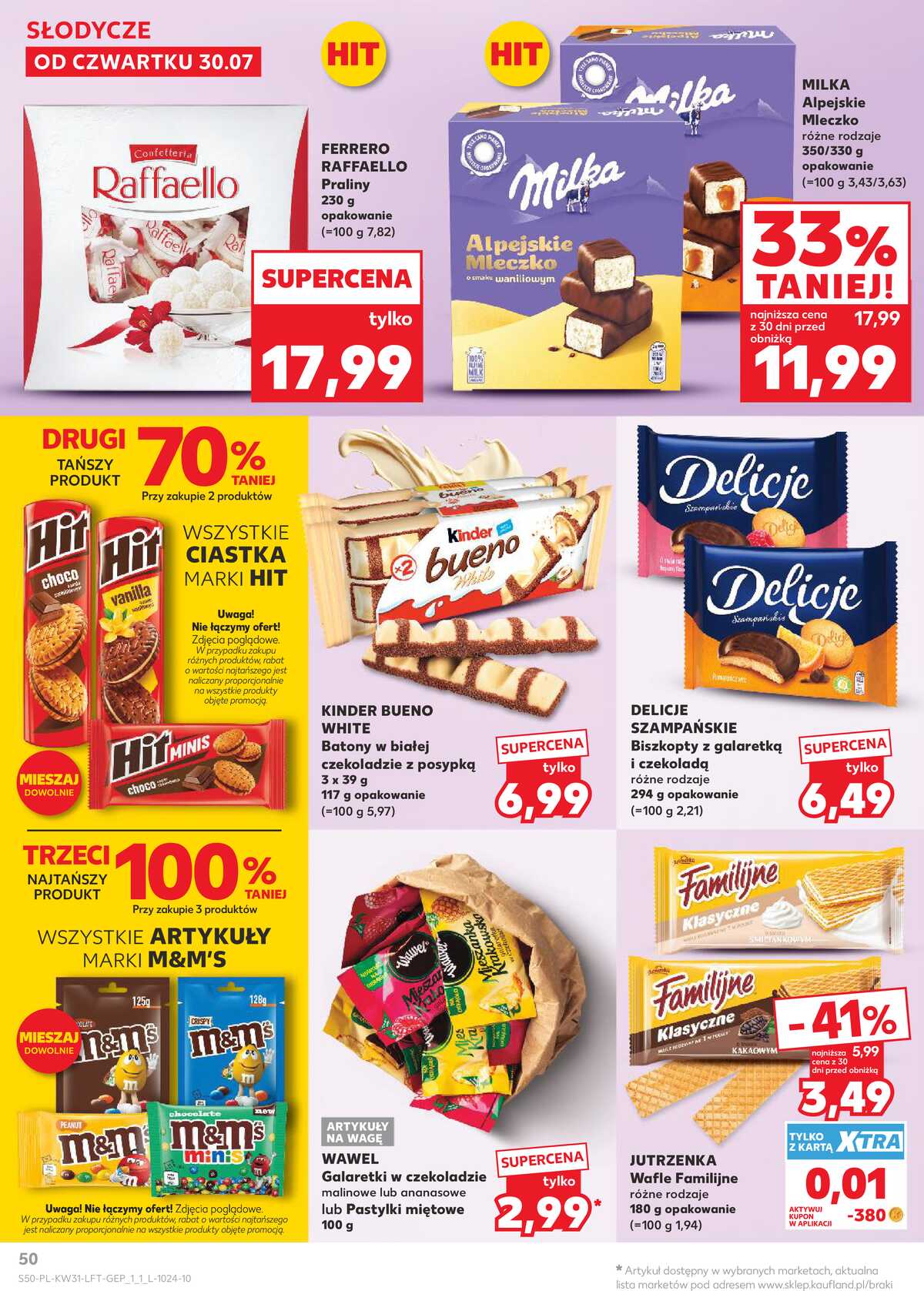 Leták Kaufland Polsko 30.7.-5.8.2026 - Týdenní zpravodaj strana 50