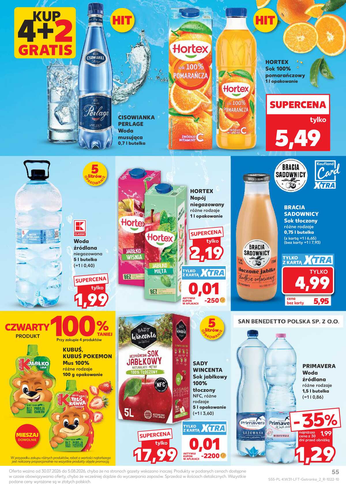 Leták Kaufland Polsko 30.7.-5.8.2026 - Týdenní zpravodaj strana 55