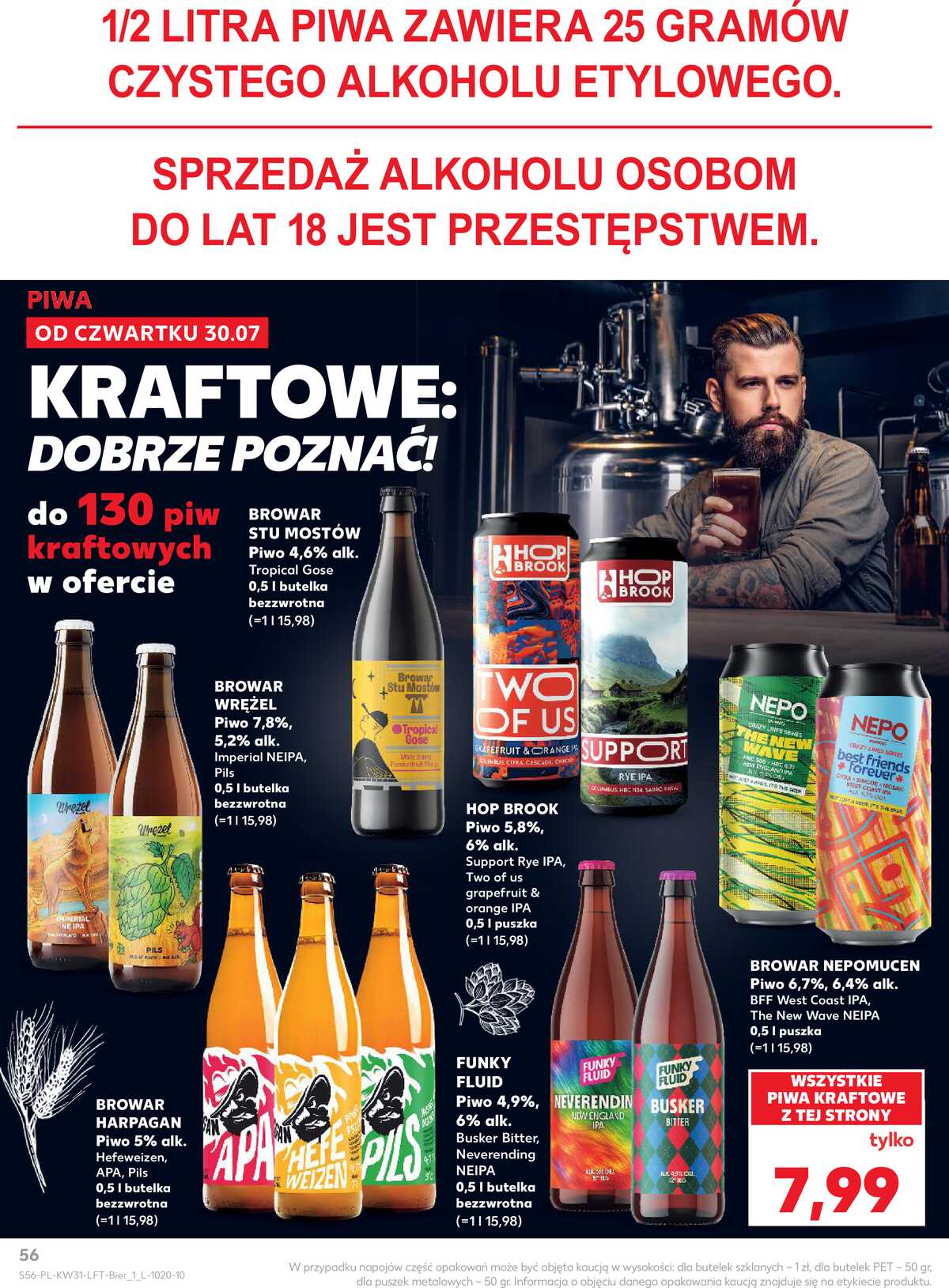 Leták Kaufland Polsko 30.7.-5.8.2026 - Týdenní zpravodaj strana 56