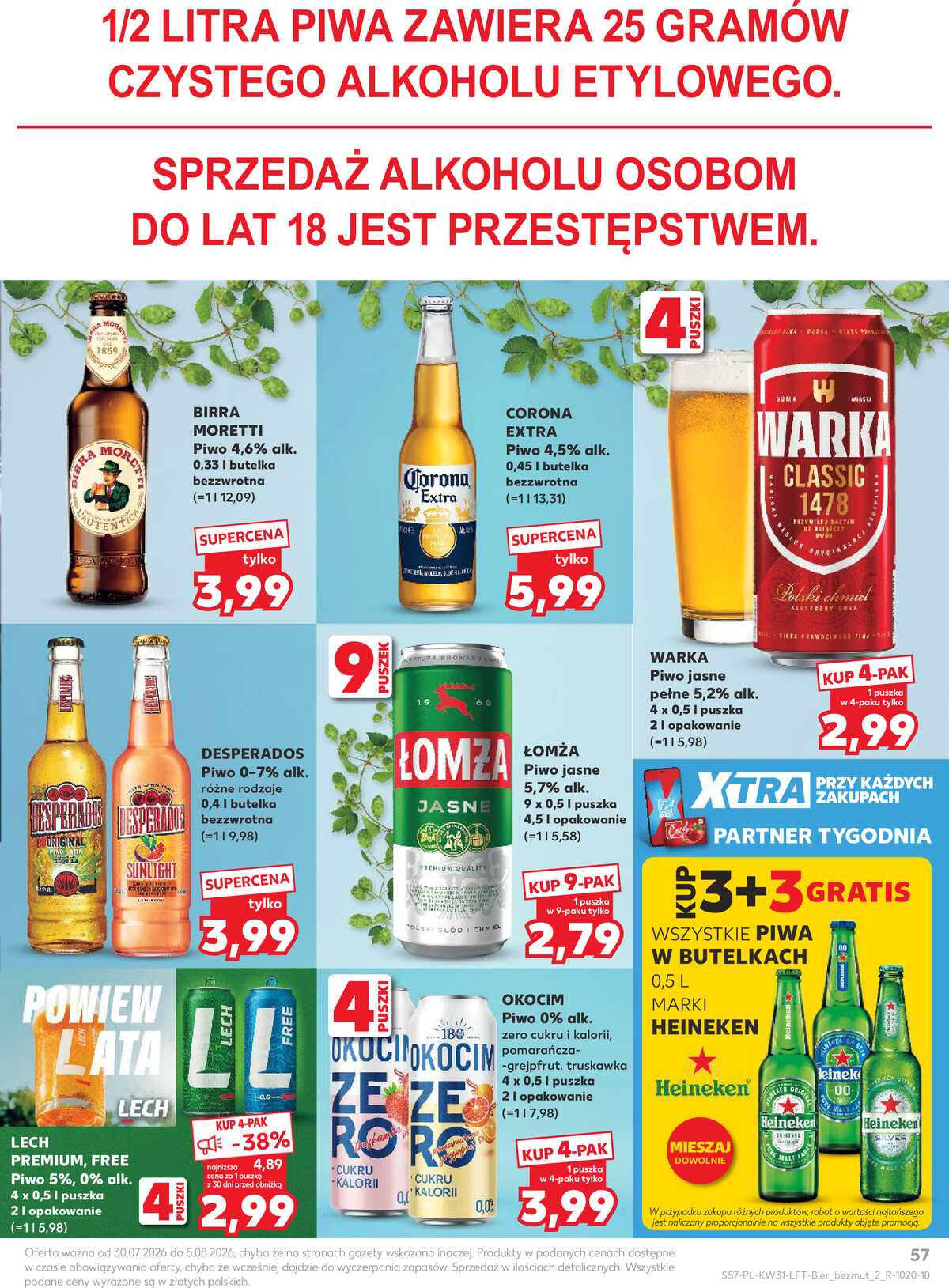 Leták Kaufland Polsko 30.7.-5.8.2026 - Týdenní zpravodaj strana 57
