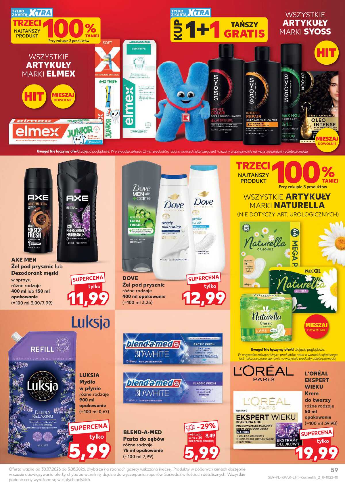 Leták Kaufland Polsko 30.7.-5.8.2026 - Týdenní zpravodaj strana 59