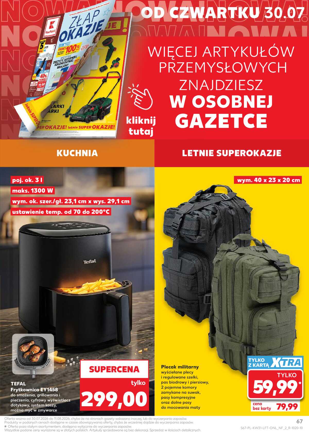 Leták Kaufland Polsko 30.7.-5.8.2026 - Týdenní zpravodaj strana 67