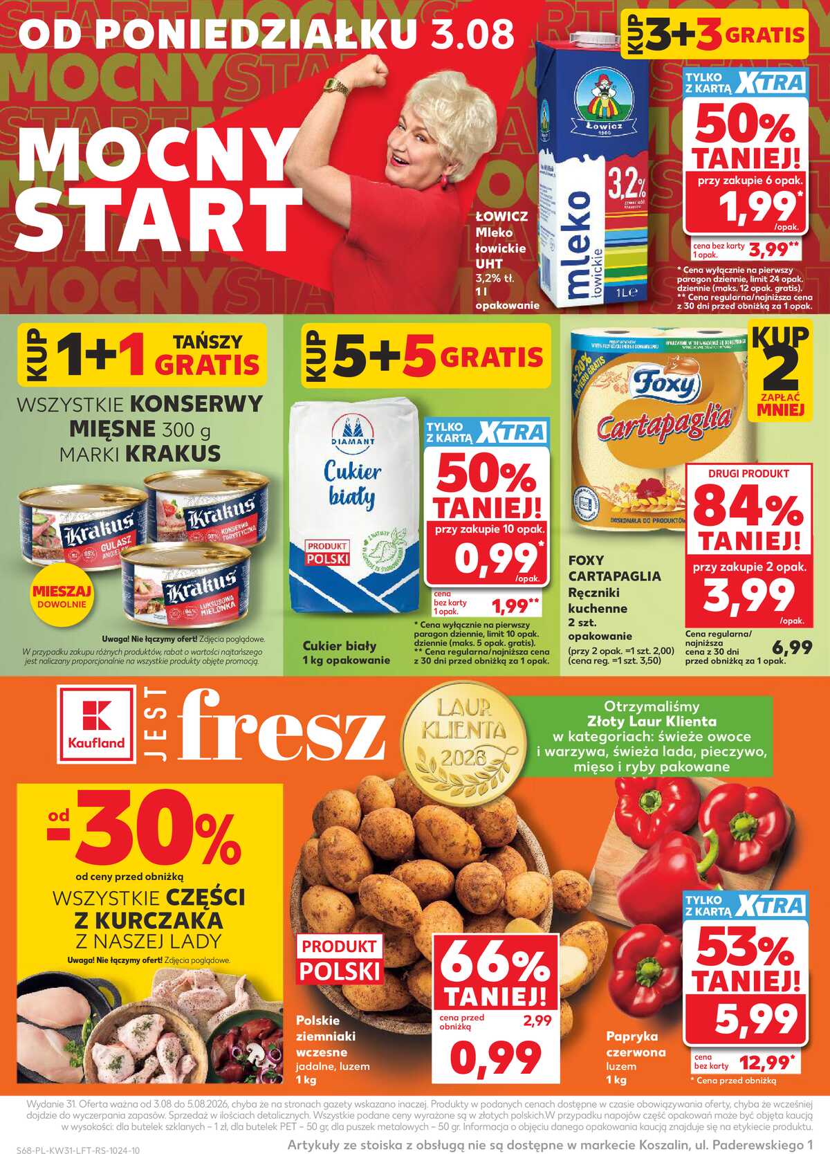 Leták Kaufland Polsko 30.7.-5.8.2026 - Týdenní zpravodaj strana 68