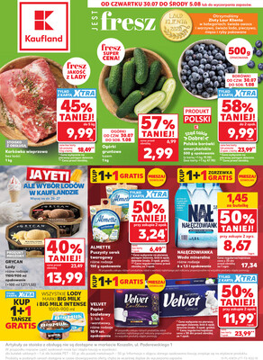 Leták Kaufland Polsko 30.7.-5.8.2026 - Týdenní zpravodaj