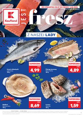 Leták Kaufland Polsko 30.7.-5.8.2026 - Ryby z našeho pultu