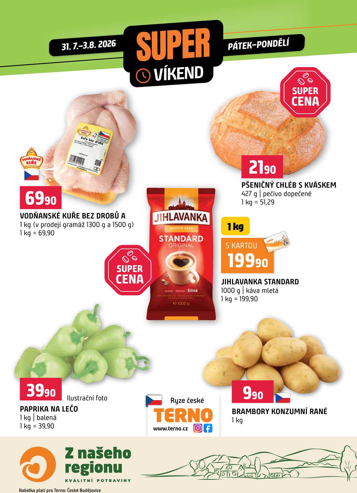 Terno Víkendová akce od 31.7. do 3.8.2026 strana 2