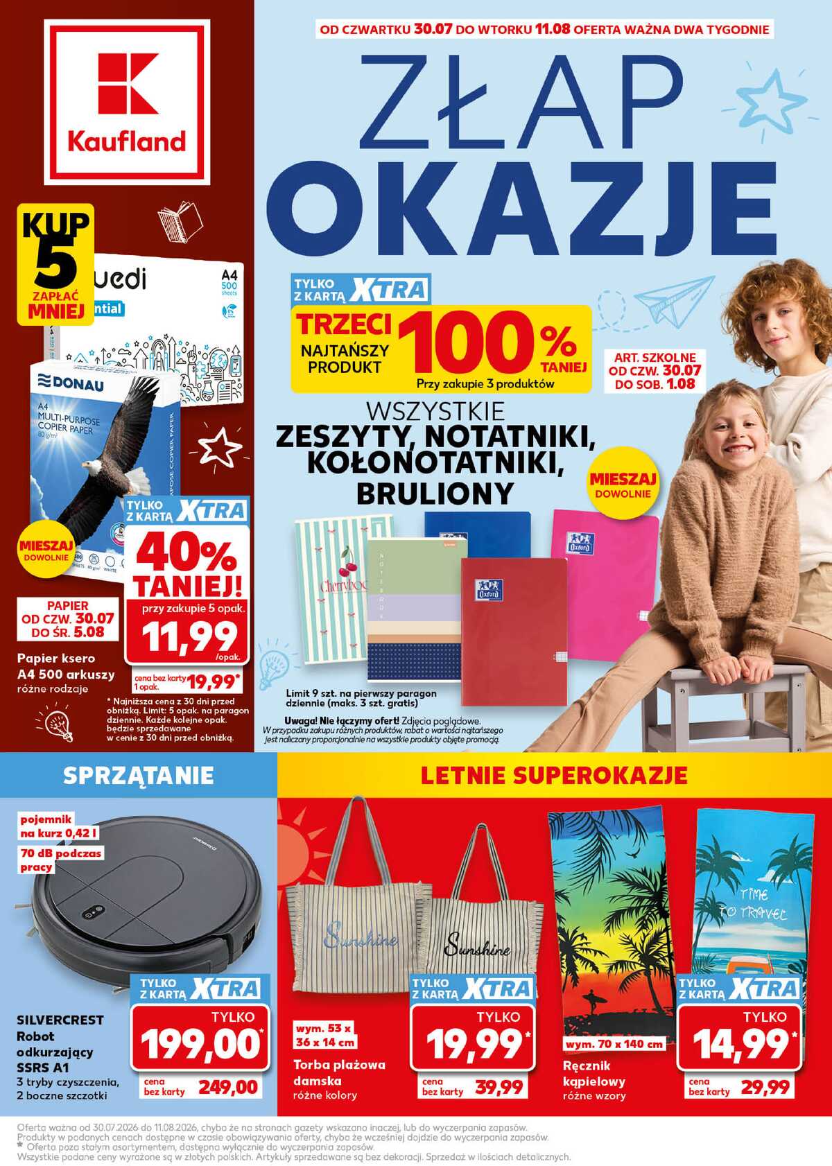 Leták Kaufland Polsko 30.7.-11.8.2026 strana 1