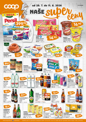 COOP Super cena do 11.8.
