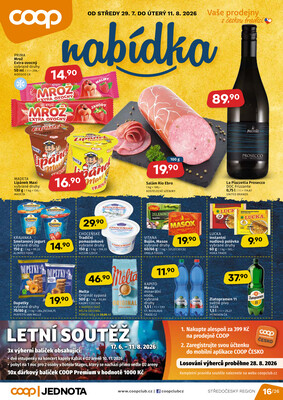 COOP Středočeský region do 11.8.
