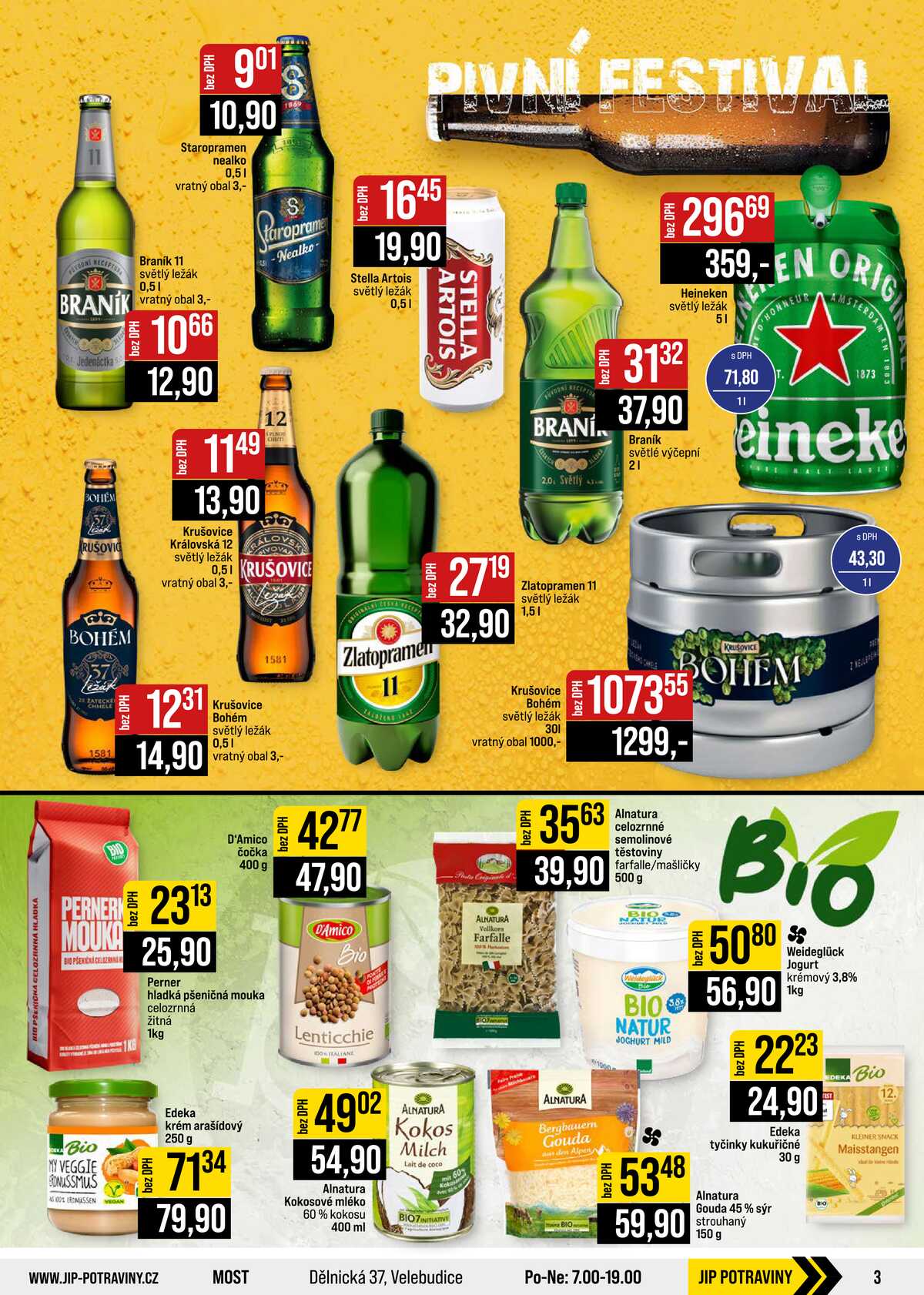 JIP Cash & Carry Brno, Praha, Ostrava, Jilemnice, Pardubice, Ostrava, Karlovy Vary, Olomouc a Zlín od 29.7. do 4.8.2026 strana 3