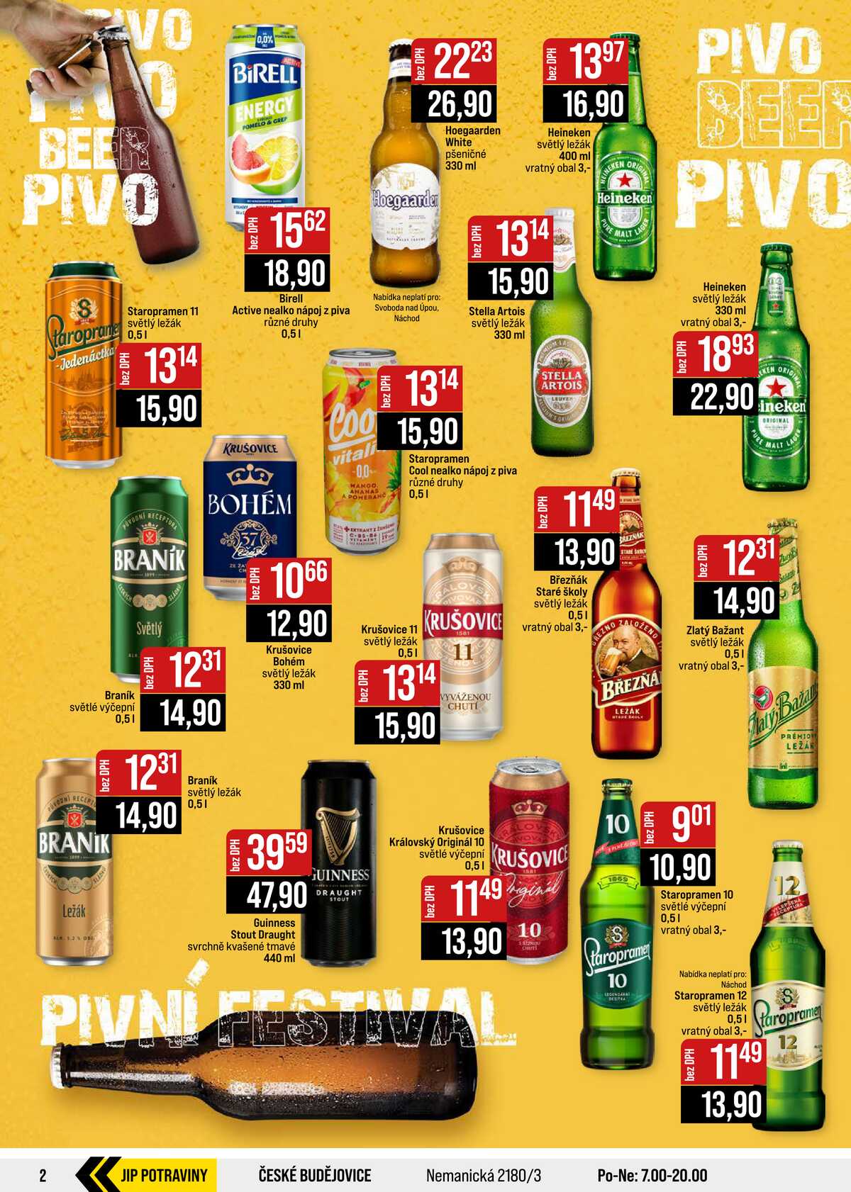 JIP Cash & Carry České Budějovice, Most, Náchod, Polička, Sušice a Svoboda nad Úpou od 29.7. do 4.8.2026 strana 2