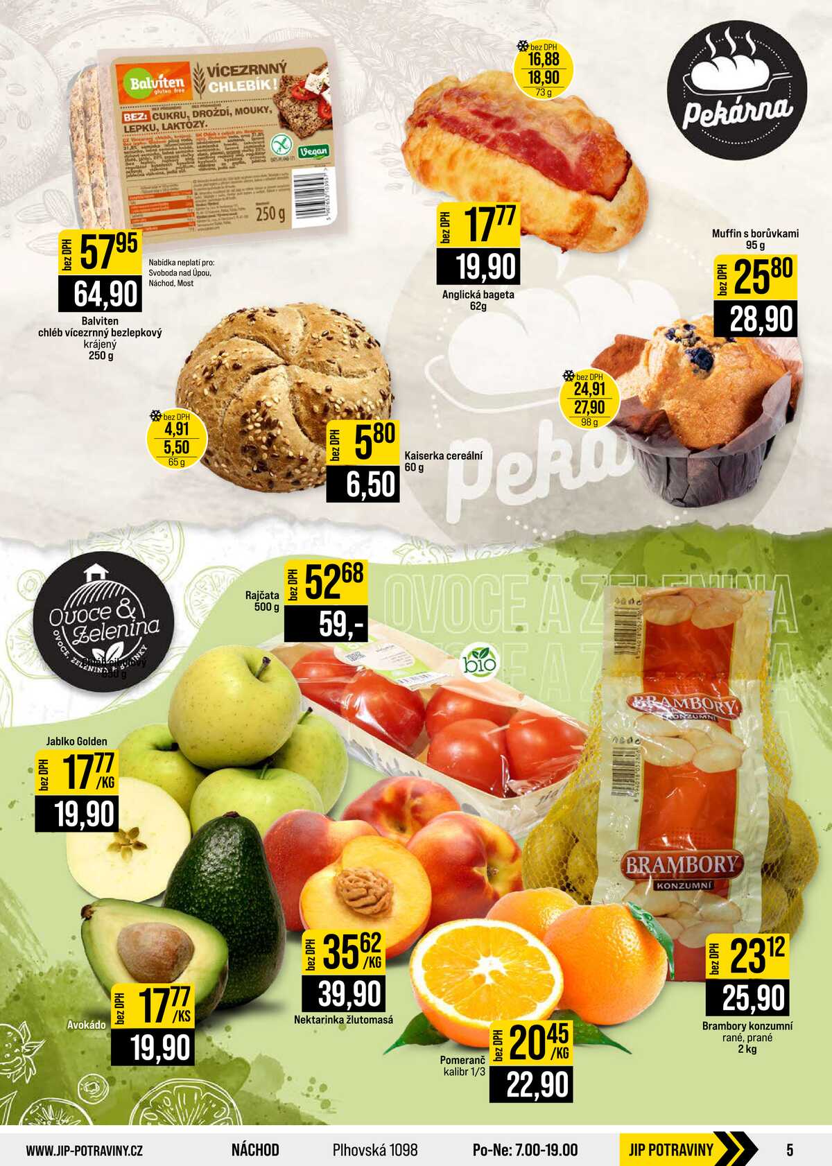 JIP Cash & Carry České Budějovice, Most, Náchod, Polička, Sušice a Svoboda nad Úpou od 29.7. do 4.8.2026 strana 5