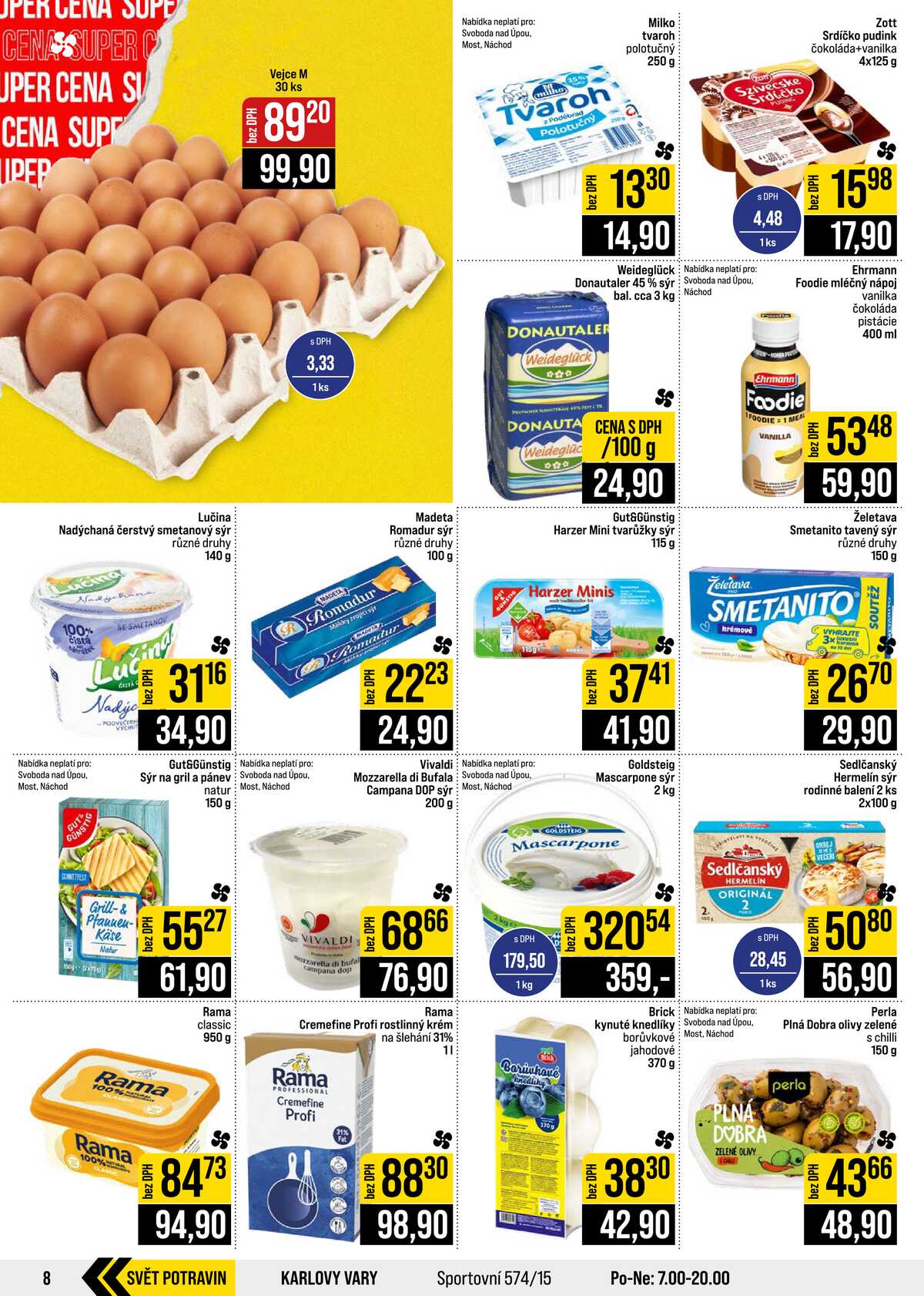 JIP Cash & Carry České Budějovice, Most, Náchod, Polička, Sušice a Svoboda nad Úpou od 29.7. do 4.8.2026 strana 8