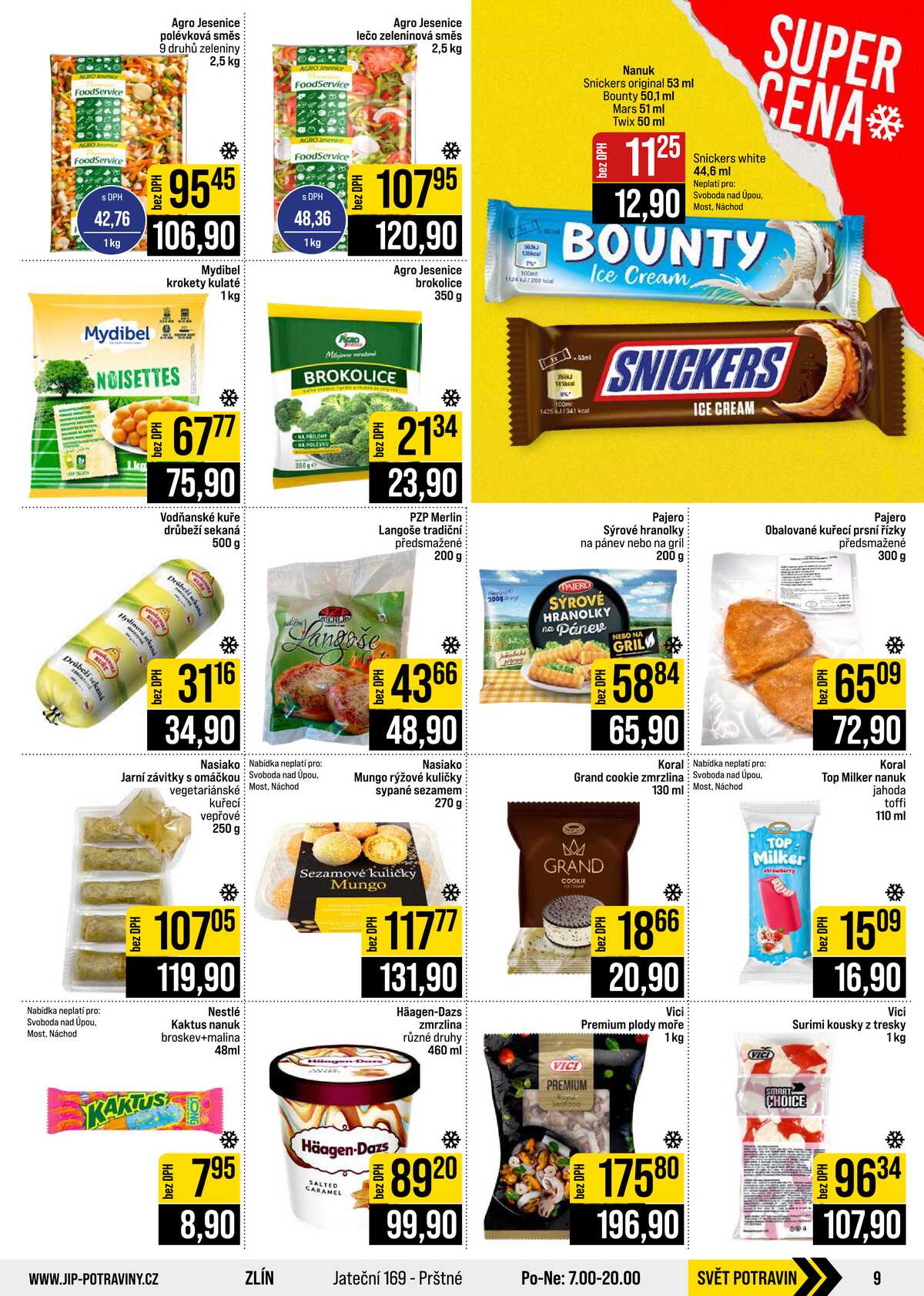 JIP Cash & Carry České Budějovice, Most, Náchod, Polička, Sušice a Svoboda nad Úpou od 29.7. do 4.8.2026 strana 9