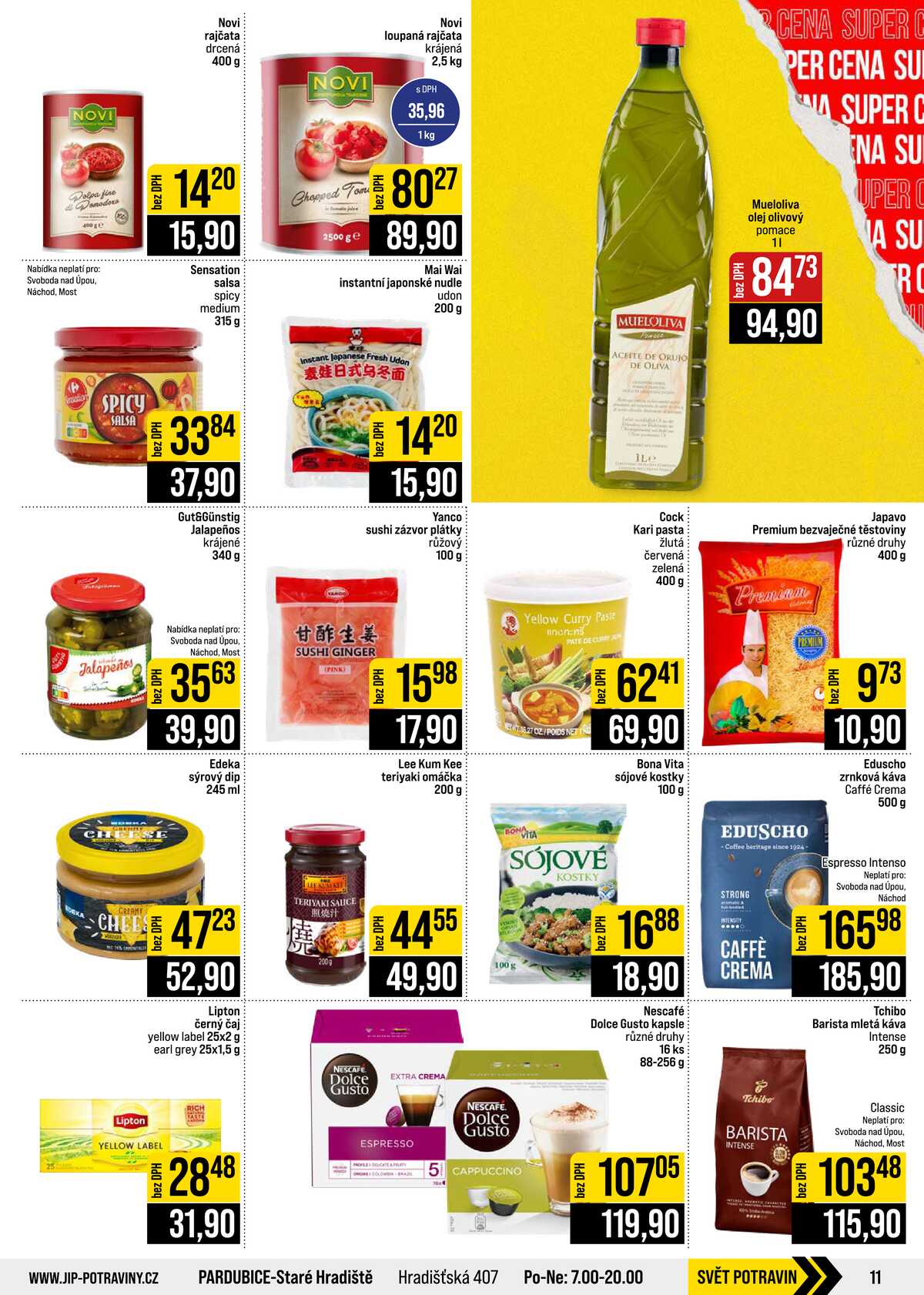 JIP Cash & Carry České Budějovice, Most, Náchod, Polička, Sušice a Svoboda nad Úpou od 29.7. do 4.8.2026 strana 11