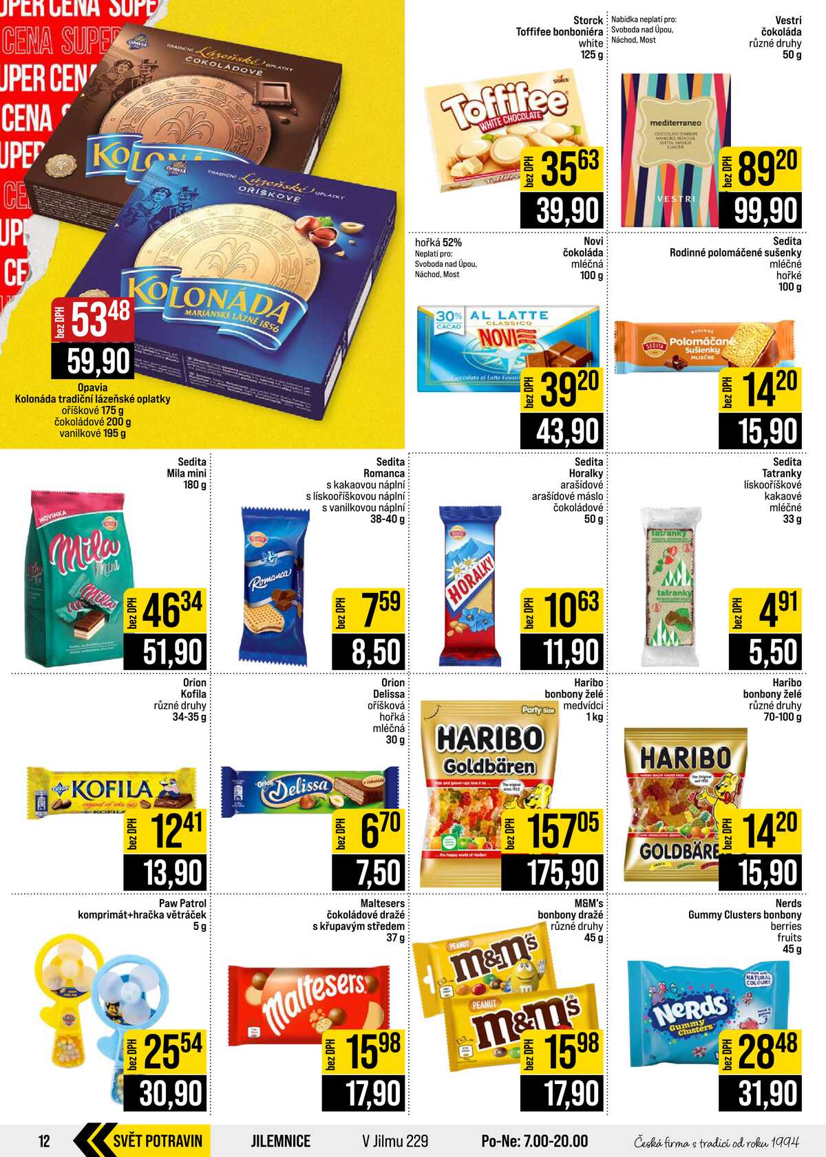JIP Cash & Carry České Budějovice, Most, Náchod, Polička, Sušice a Svoboda nad Úpou od 29.7. do 4.8.2026 strana 12