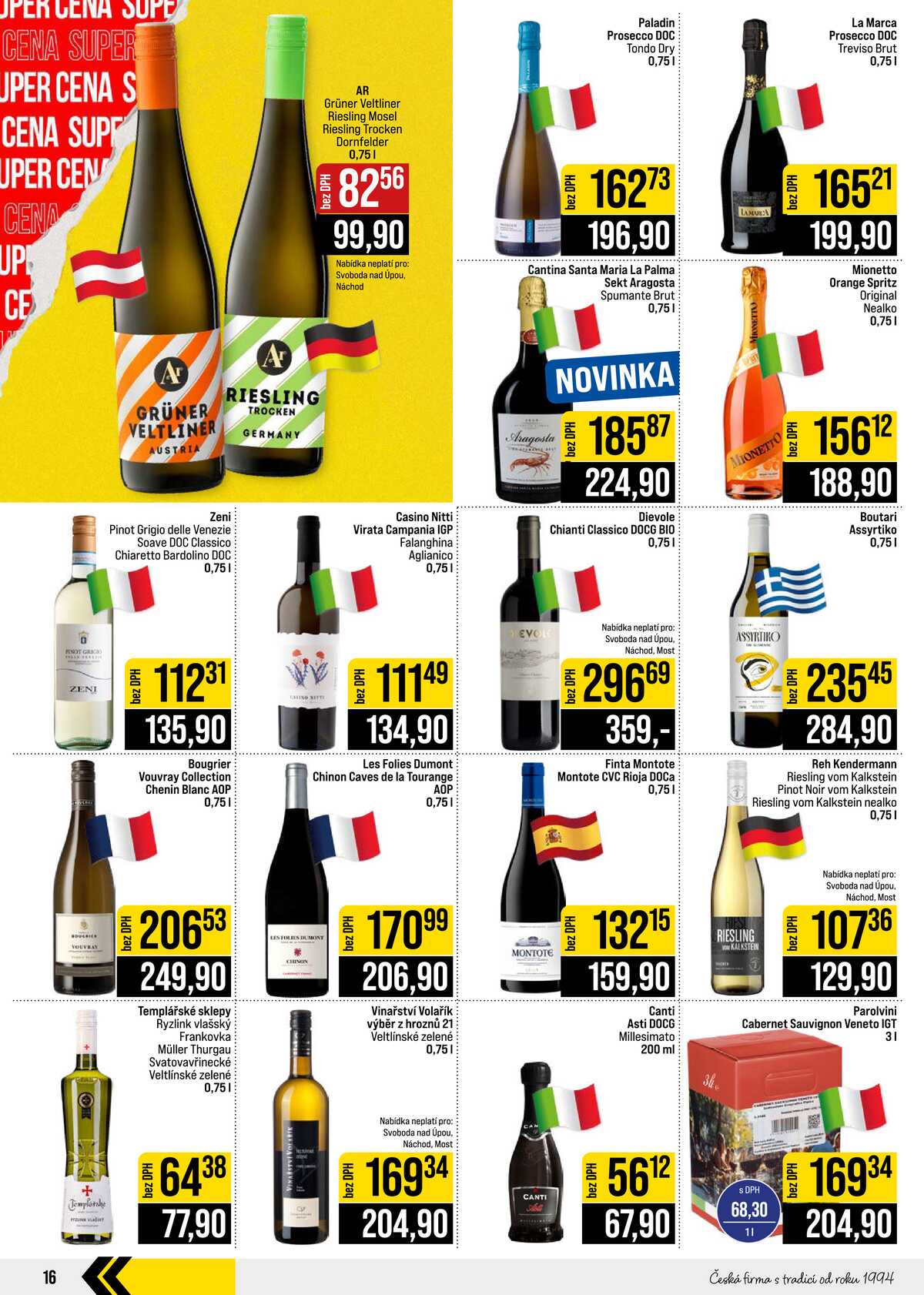 JIP Cash & Carry České Budějovice, Most, Náchod, Polička, Sušice a Svoboda nad Úpou od 29.7. do 4.8.2026 strana 16