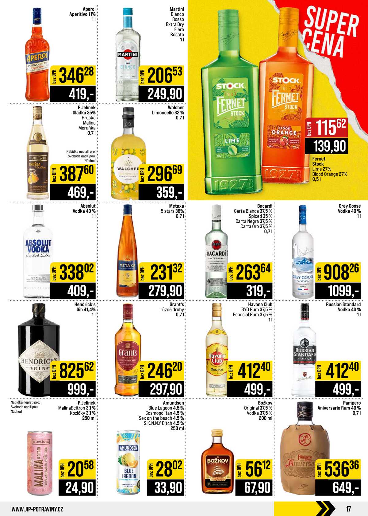 JIP Cash & Carry České Budějovice, Most, Náchod, Polička, Sušice a Svoboda nad Úpou od 29.7. do 4.8.2026 strana 17