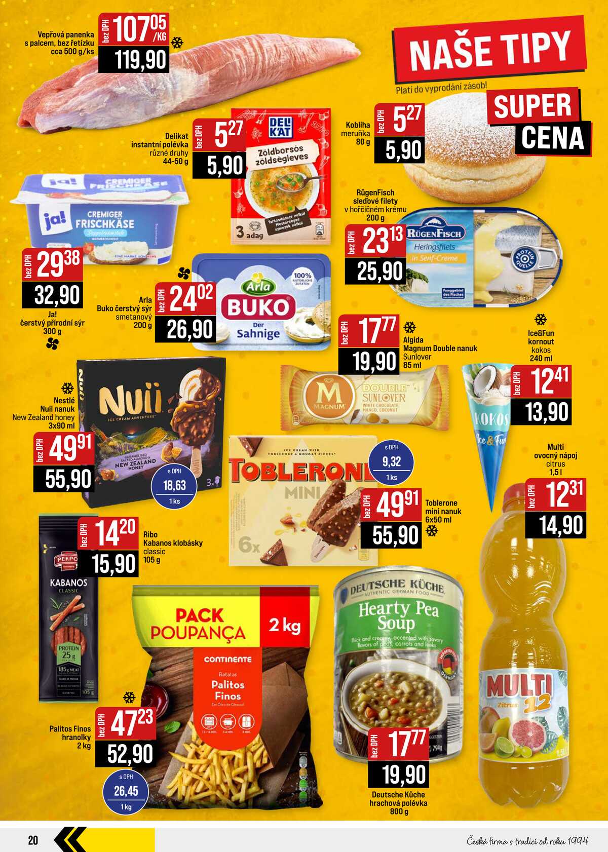 JIP Cash & Carry České Budějovice, Most, Náchod, Polička, Sušice a Svoboda nad Úpou od 29.7. do 4.8.2026 strana 20
