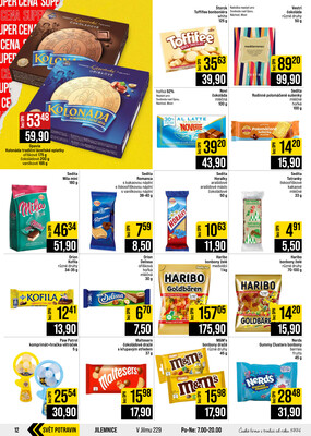 JIP Cash & Carry České Budějovice, Most, Náchod, Polička, Sušice a Svoboda nad Úpou od 29.7. do 4.8.2026