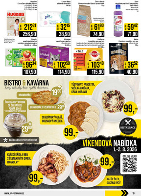 JIP Cash & Carry České Budějovice, Most, Náchod, Polička, Sušice a Svoboda nad Úpou od 29.7. do 4.8.2026