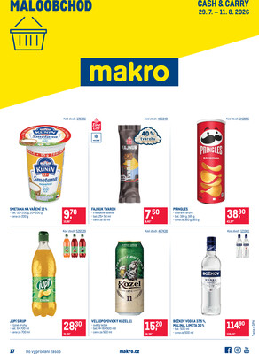 MAKRO Maloobchod od 29.7. do 11.8.2026