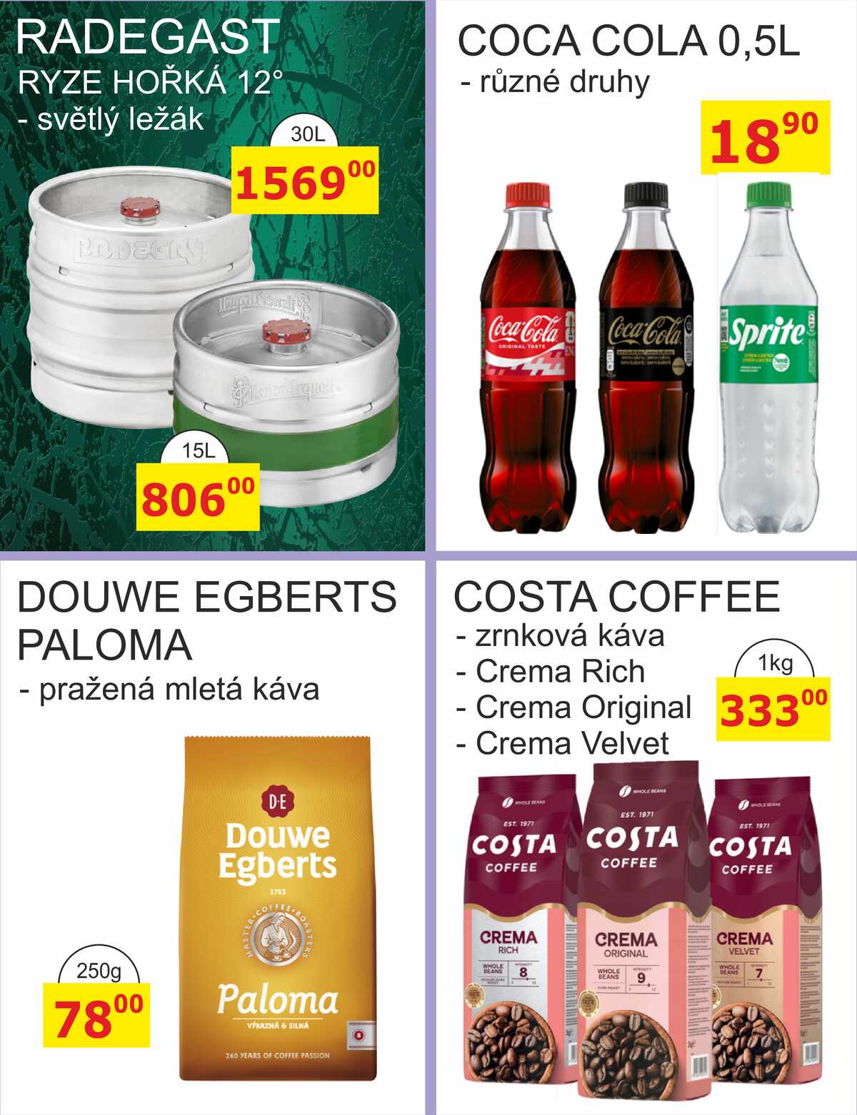 BENE Nápoje od 1.8. do 31.8.2026 strana 3