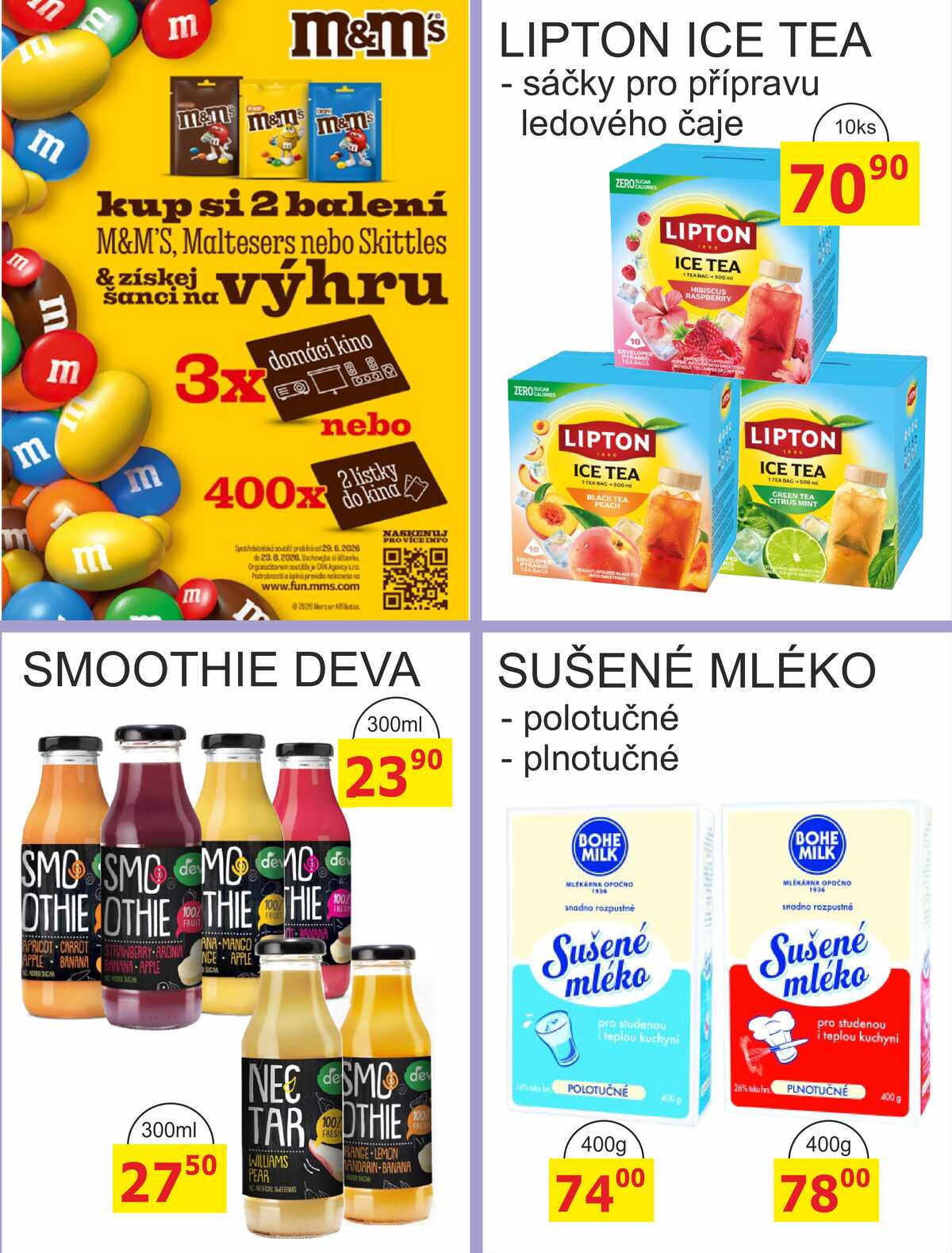 BENE Nápoje od 1.8. do 31.8.2026 strana 18