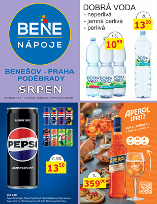 BENE NÁPOJE letáky