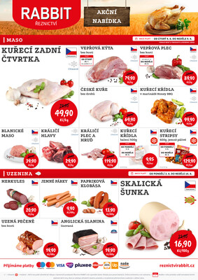 RABBIT řeznictví letáky