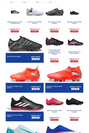 Intersport Kopačky a míče - 30. 7. 2026