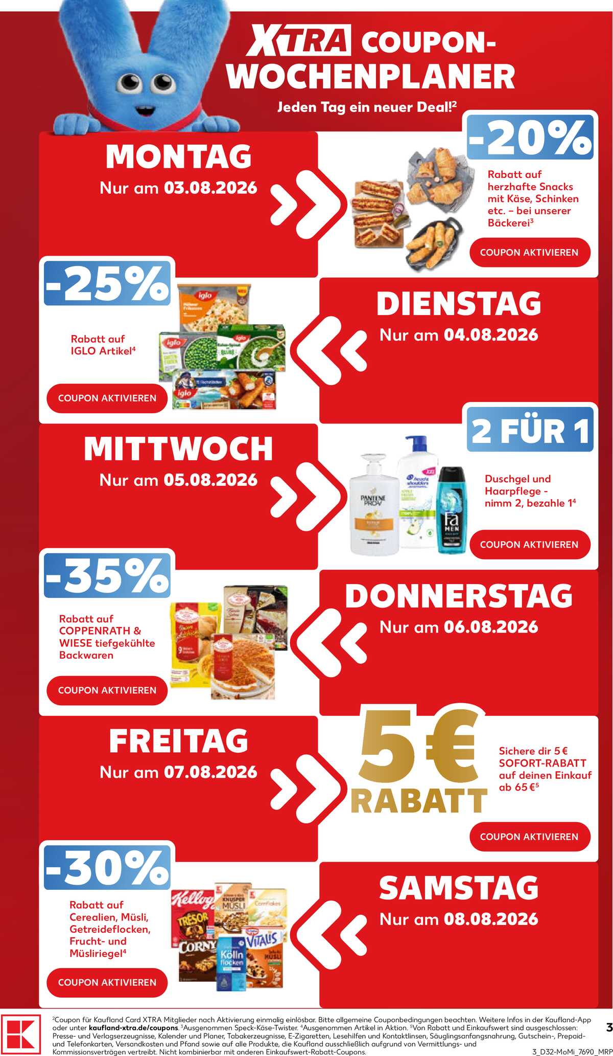 Leták Kaufland Německo 3.8.-5.8.2026 strana 3