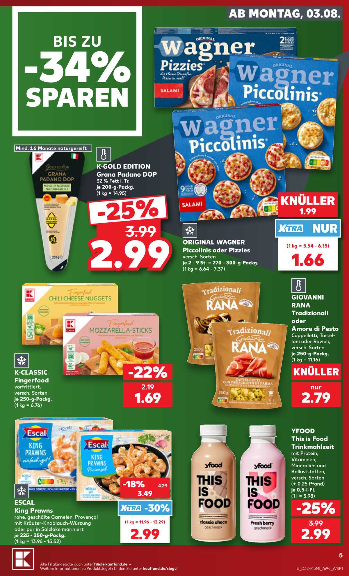 Leták Kaufland Německo 3.8.-5.8.2026 strana 5