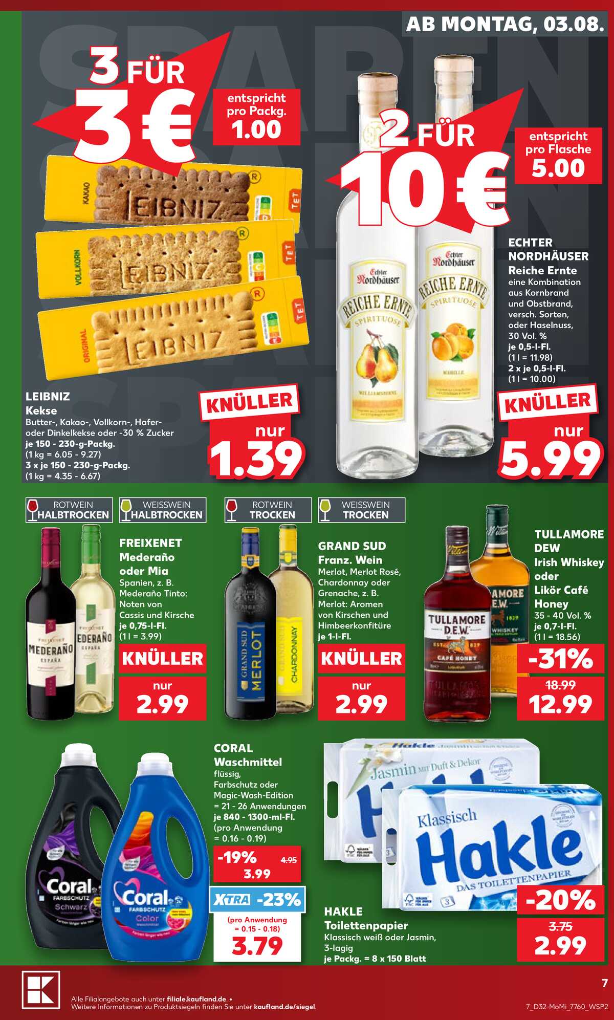 Leták Kaufland Německo 3.8.-5.8.2026 strana 7